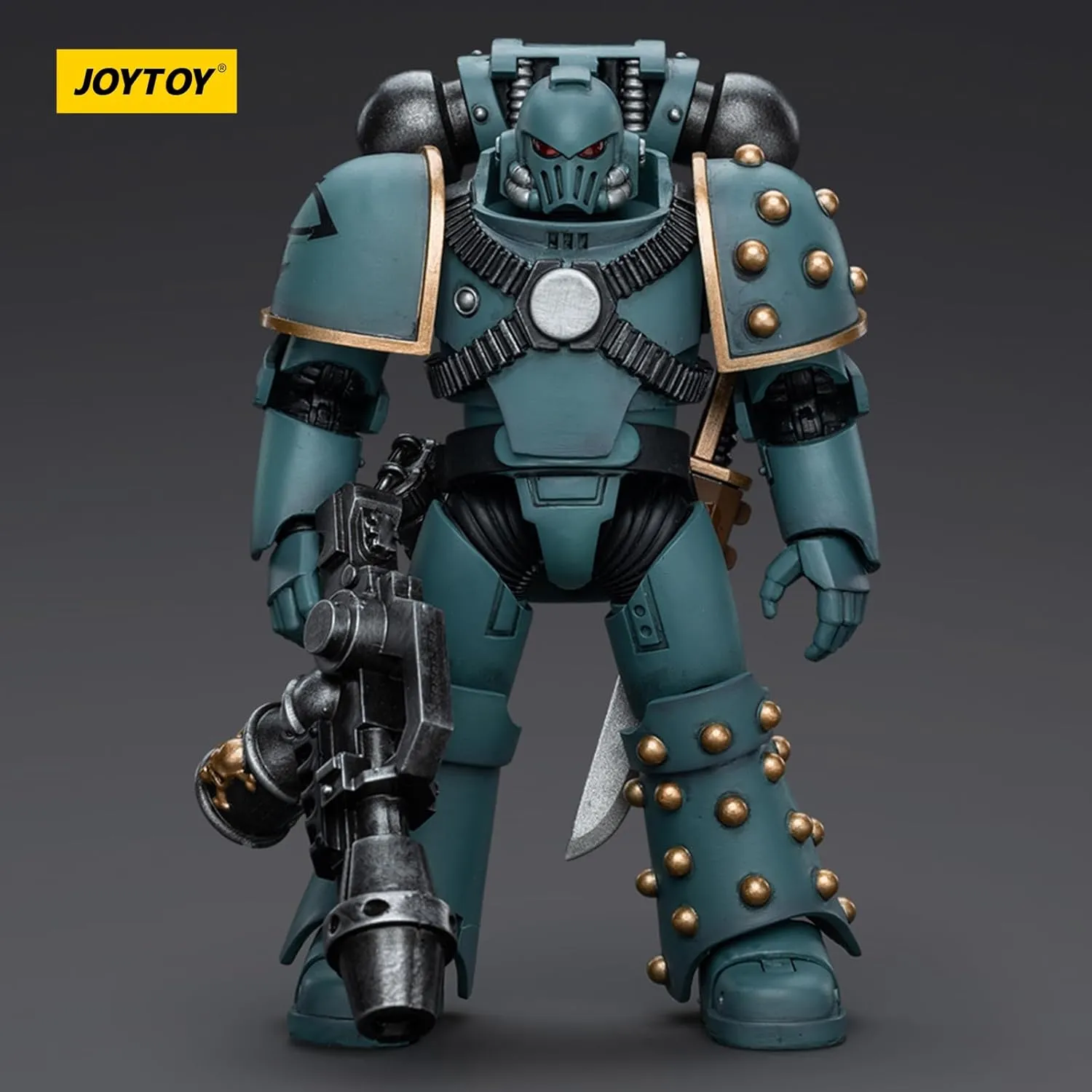 JOYTOY Warhammer 40K The Horus Heresy, JT9596 Sons of Horus MKIV Tactical Squad Legionary with Flamer 1/18 Action Figures