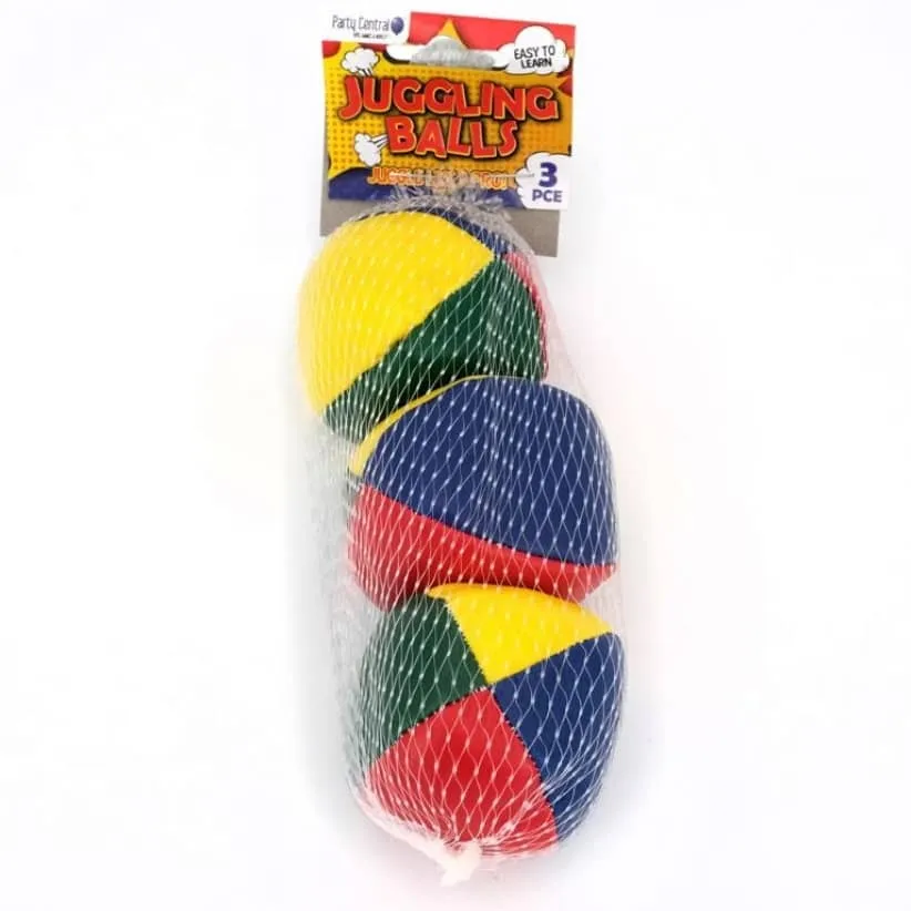 Juggling Balls 3pk Clown Circus Magic