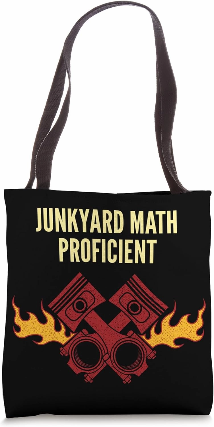 Junkyard Math Proficient Mechanic Dad Car Repair Daddy Smart Tote Bag