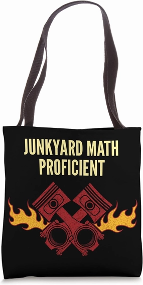 Junkyard Math Proficient Mechanic Dad Car Repair Daddy Smart Tote Bag