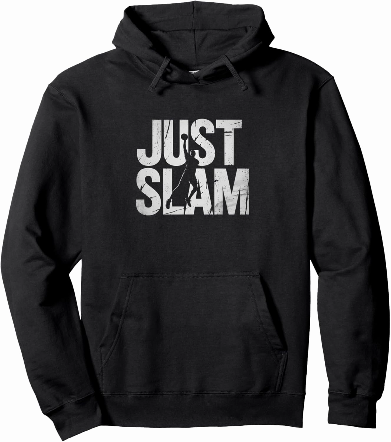 Just Slam Dunk Retro Grunge Cool Athlete Style Pullover Hoodie