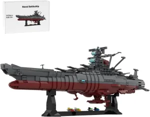 KAROYD Technic Naval Battleship Building Kit, Large Ship Series Building Block Set Compatible with 10294 (2434PCS ), 69 x 13.8 x 23cm, RBJ2854164