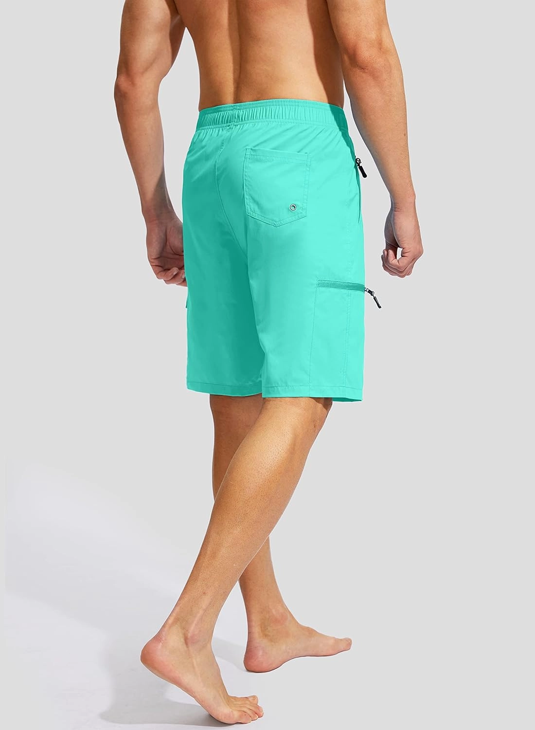 Kayrth Men's Swim Trunks Quick Dry Board Shorts with 5 Pockets Swimsuit Swimwear for Men - No Mesh Liner