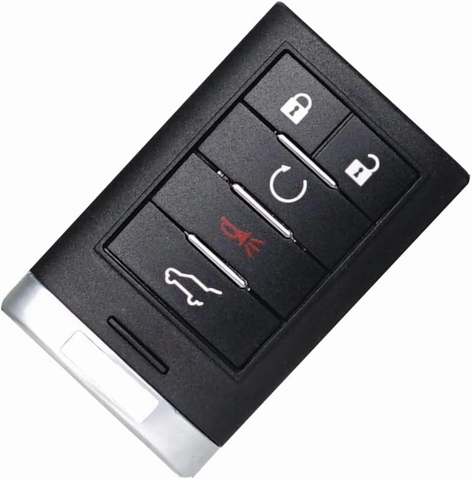 Keyless Entry Remote Control Key Fob Replacement Compatible for Cadillac SRX 2010 2011 2012 2013 2014 2015 ATS XTS 2013-2014 ELR Push Start Button Smart Proximity NBG009768T 22865375 DIY Programming