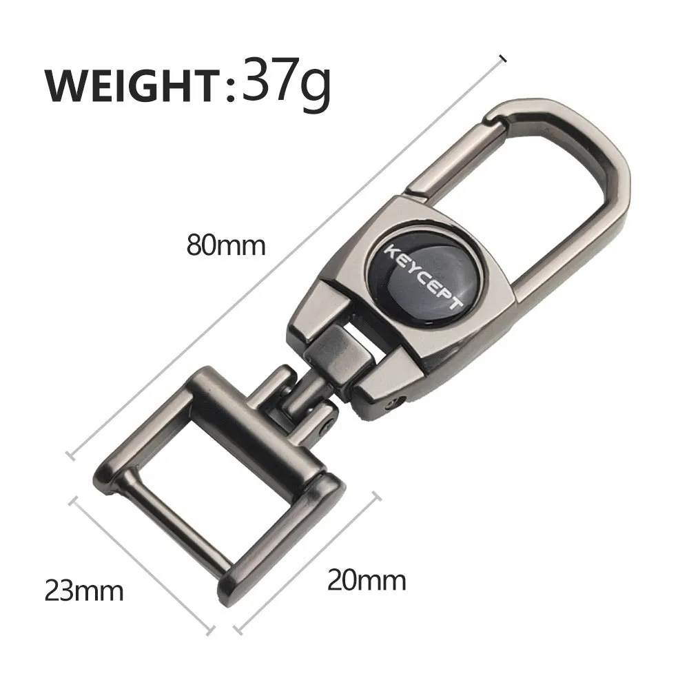 Kia TPU Leather Key Cover with Keychain. (Type 2)