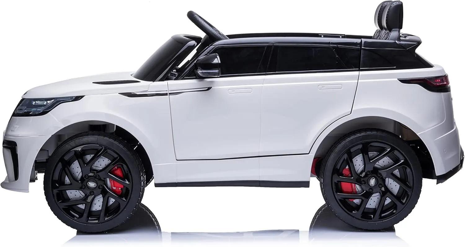 Kids Electric Ride-On Car,12V Licensed Land Rover with Remote Control,MP3 Player and Rocking Function for Ages 4-8
