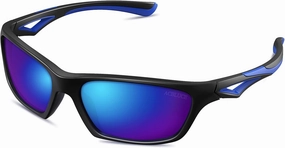 Kids Sunglasses TPEE Unbreakable Polarized Sports Glasses with Adjustable Strap For Boys Girls Age 3-7