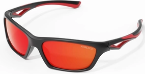 Kids Sunglasses TPEE Unbreakable Polarized Sports Glasses with Adjustable Strap For Boys Girls Age 3-7