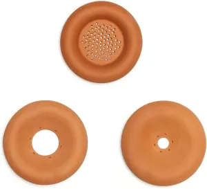 Kikkerland Eco Friendly Terracotta Growing Seed Starter Sprouters Germination Plant Plates Indoor/Outdoor Plants