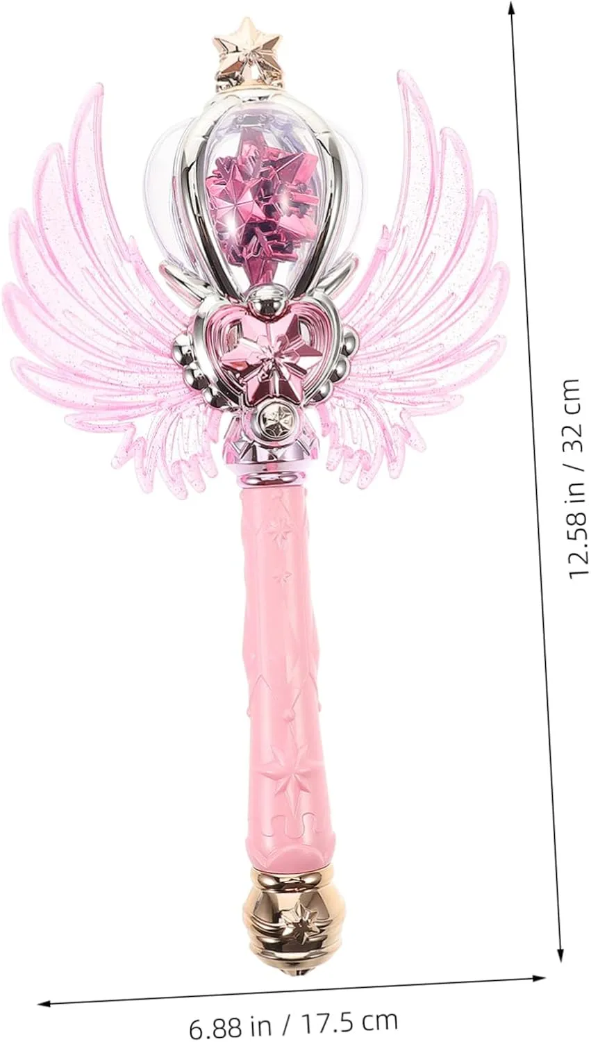 Kisangel Princess for Boys and Girls Fairy with Music and Wings for Birthday Parties Cosplay and Imaginative Play Bright and Shiny for Girls
