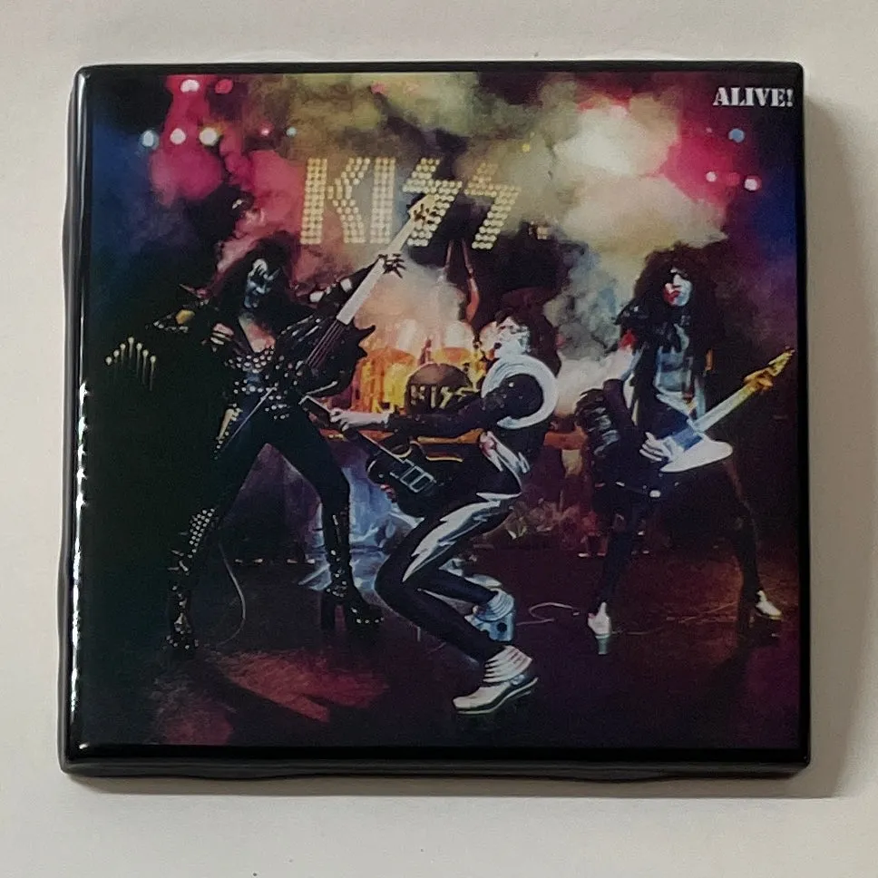 KISS Alive! Coaster Custom Ceramic Tile