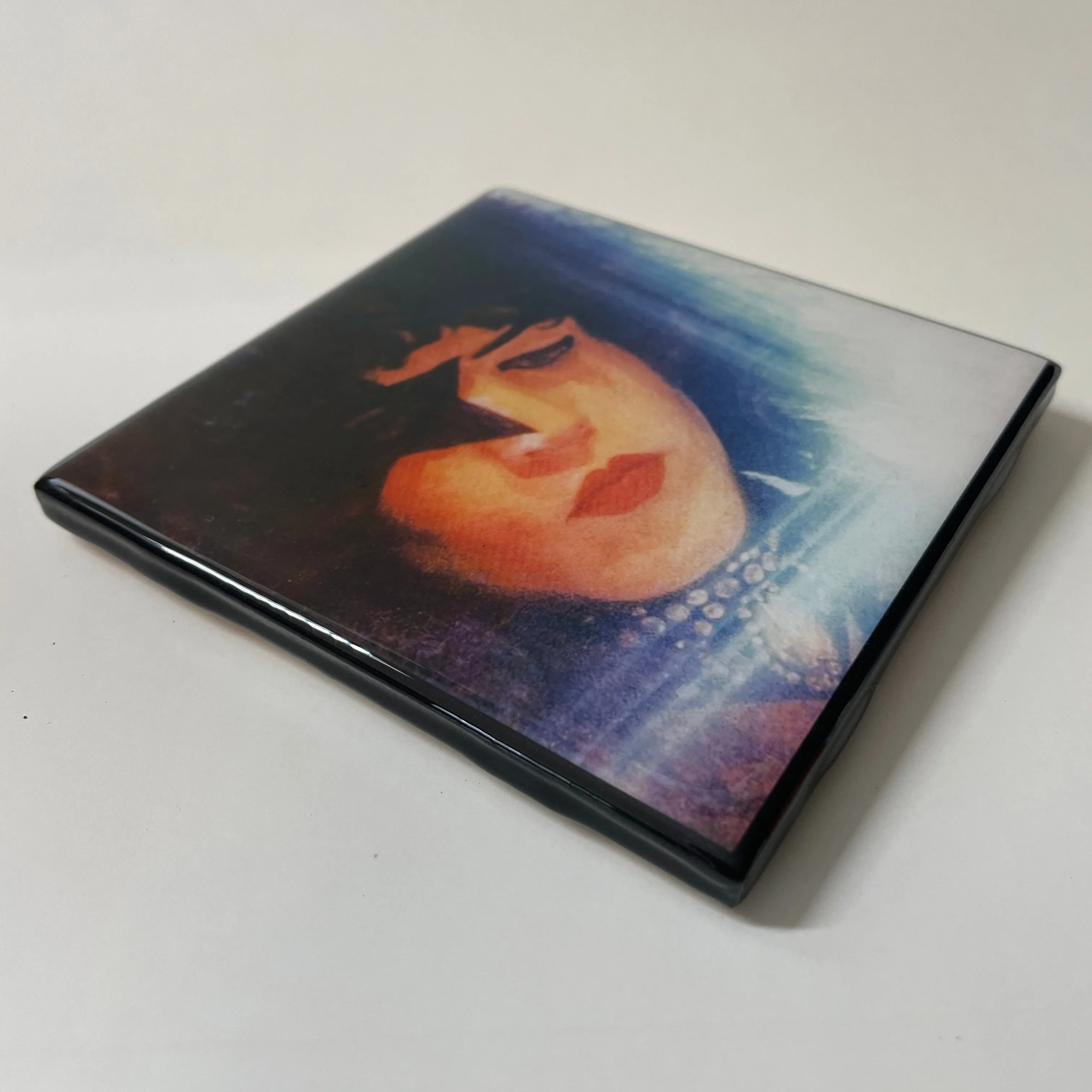KISS Alive II Paul Stanley Coaster Back Cover Ceramic Tile Custom
