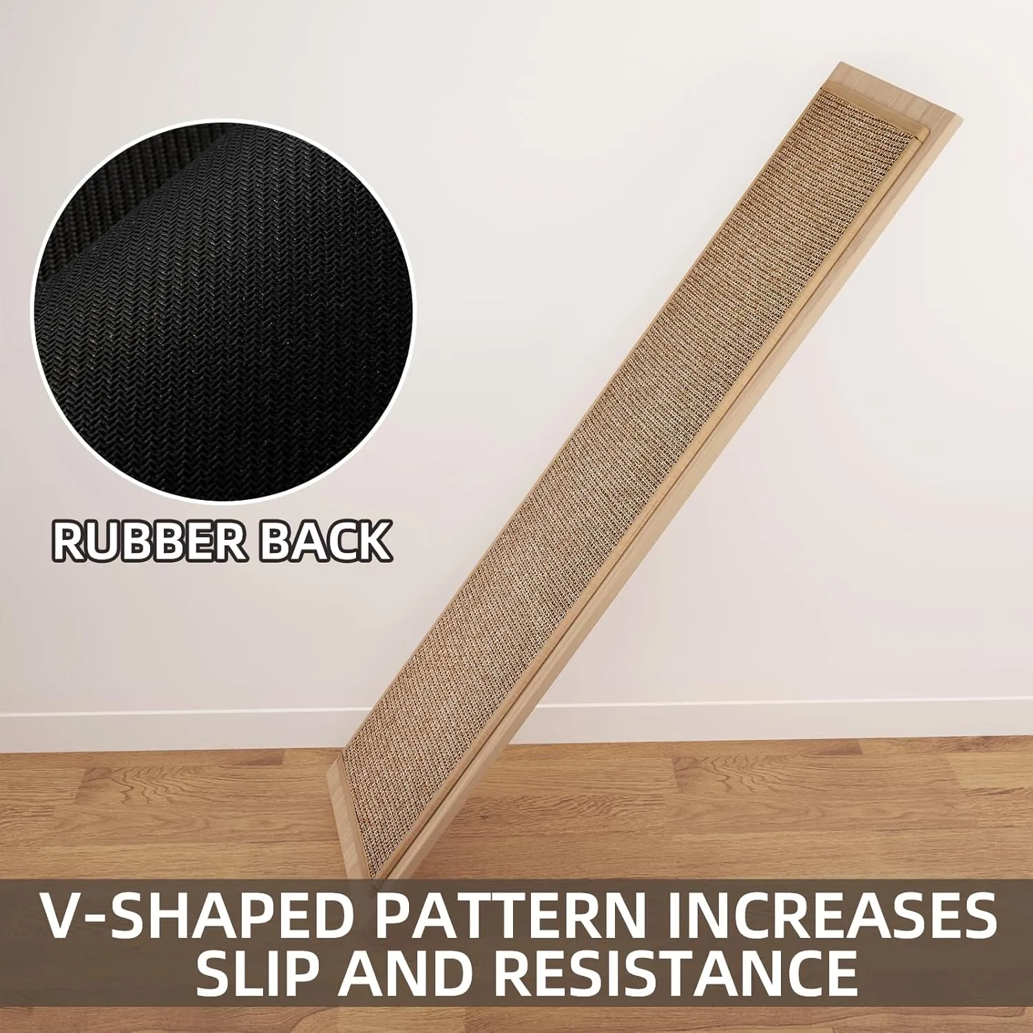 Kitchen Mat Set of 2 PCS, Cushioned Non Slip Rugs for Kitchen Floor, Absorbent Runner Comfort Standing Mats Washable for Kitchen, Office, Home (Brown, 17.3"x47" 17.3"x30")