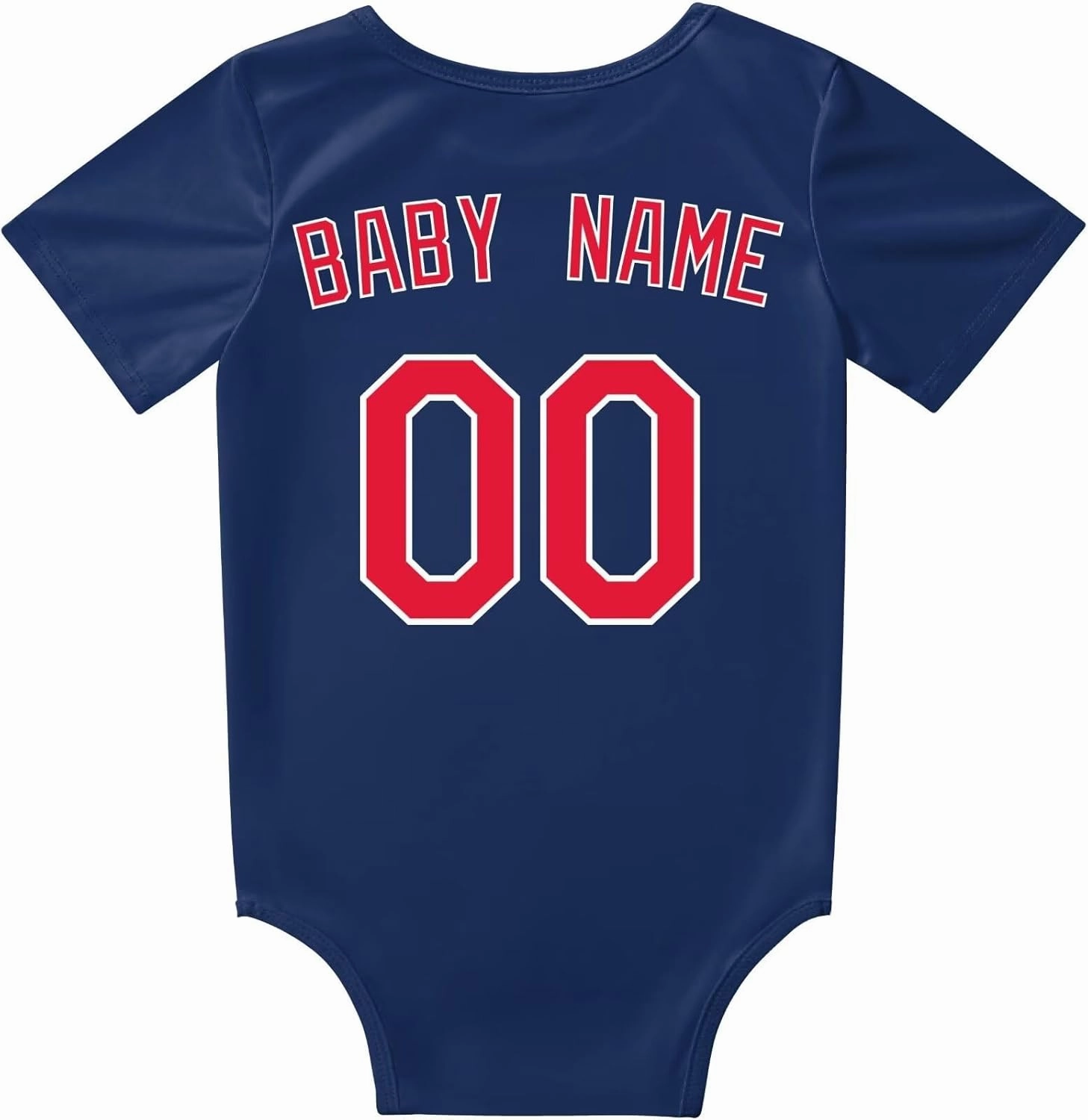 KREDE Baby Clothes Unisex Bodysuit Personalized Custom Baby Name Number for Boy Girl