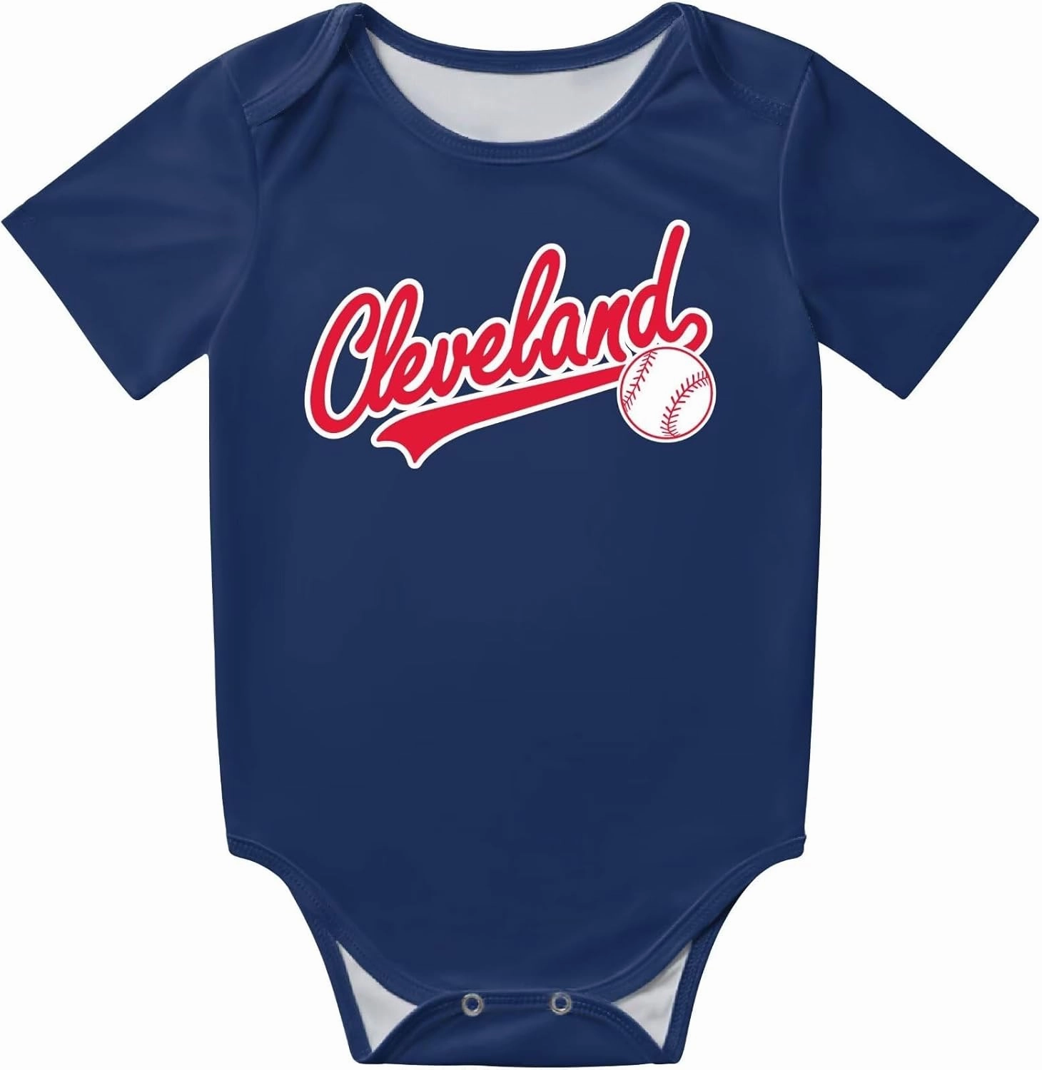 KREDE Baby Clothes Unisex Bodysuit Personalized Custom Baby Name Number for Boy Girl
