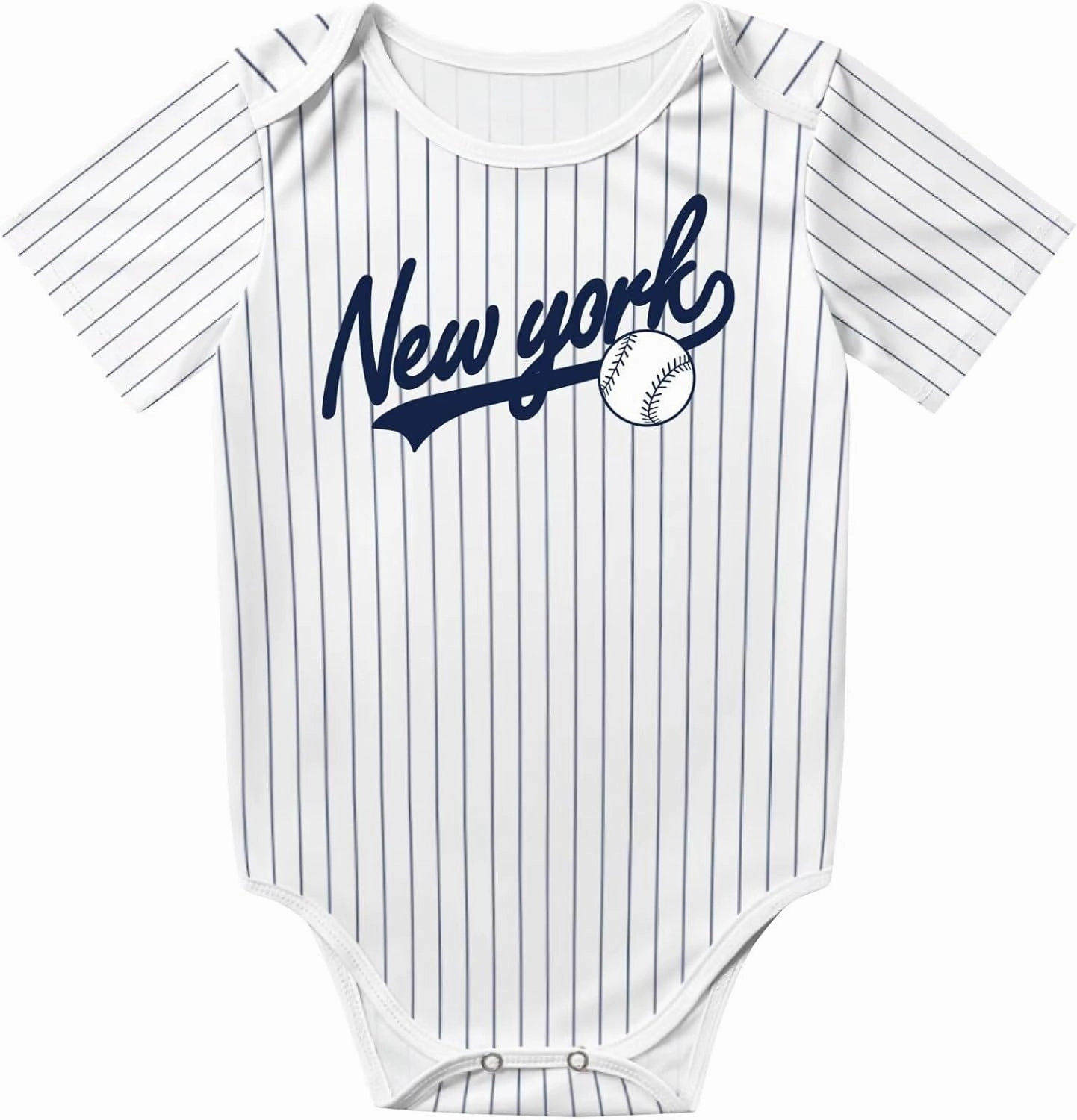 KREDE Baby Clothes Unisex Bodysuit Personalized Custom Baby Name Number for Boy Girl