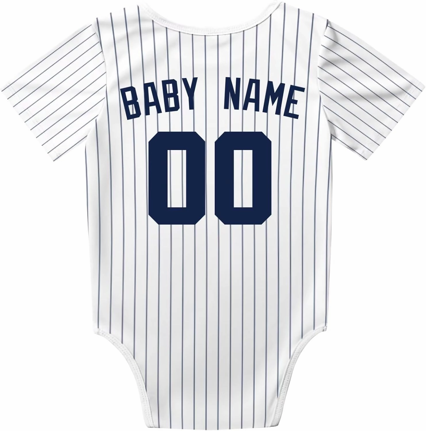 KREDE Baby Clothes Unisex Bodysuit Personalized Custom Baby Name Number for Boy Girl