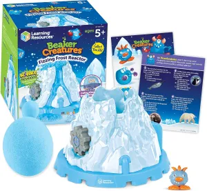 Learning Resources Beaker Creatures Fizzing Frost Reactor - 6 Pieces, Ages 5  Volcano Science Kit for Kids, STEM Toys, Science Experiments for Kids