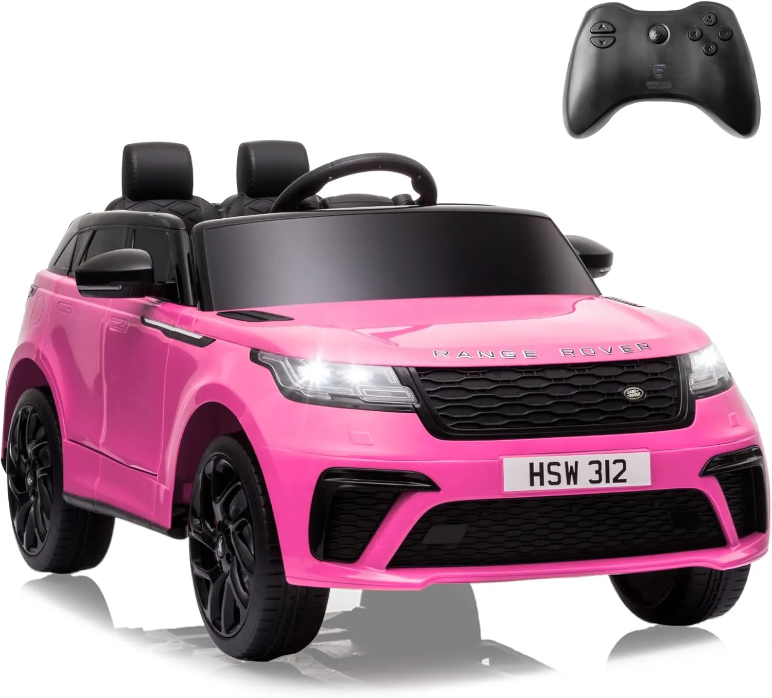 Licensed Land Rover VELAR Electric Car for Kid by TOBBI,12V 7AH Ride On Toy for Kids Ages 3-8,Kids Ride On Car w/Remote Control/Music/Safety Belt,Double Doors