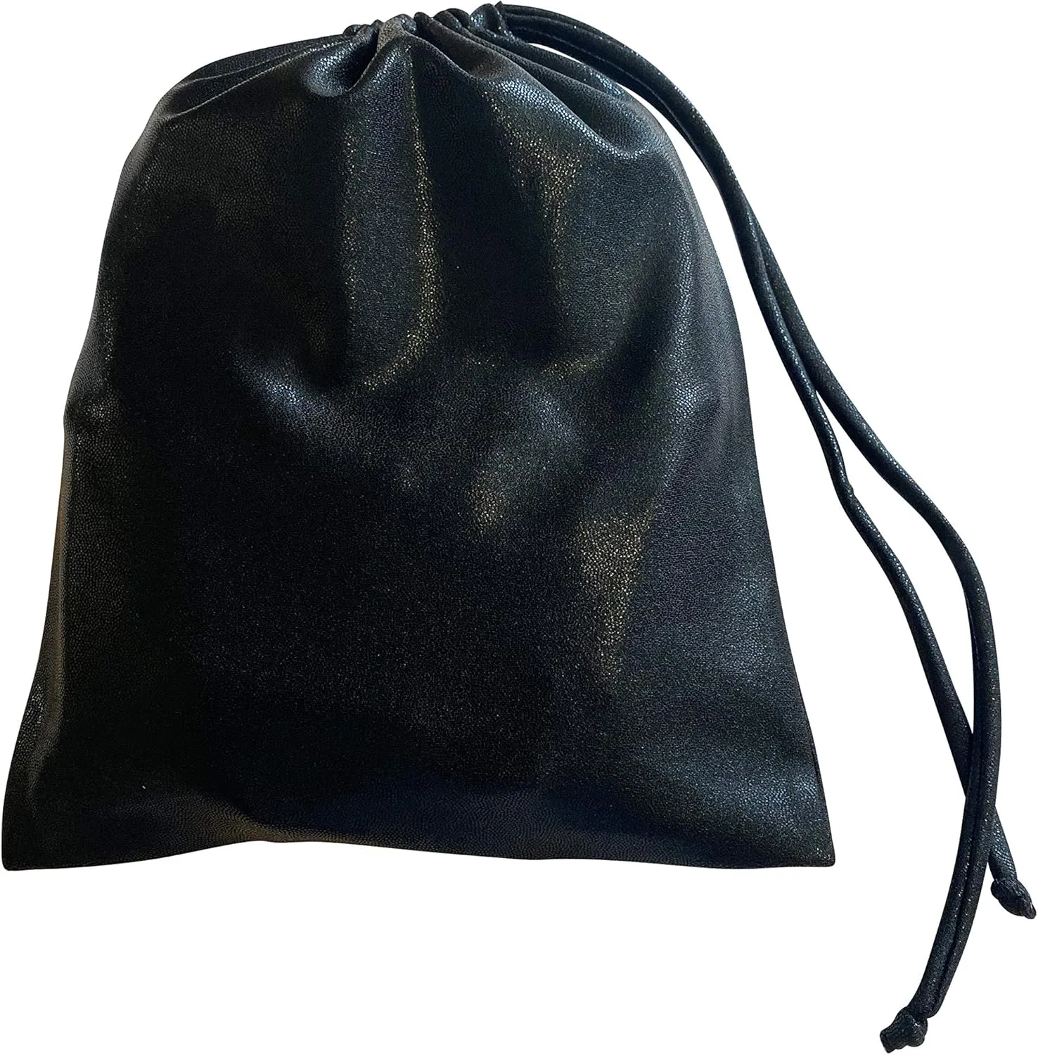 LIL'FOX 8"x10" Drawstring Gymnastics SMALL GRIP BAG 26x20cm - Lightweight Bag for Personal Equipment - Shiny Foil Rhinestones