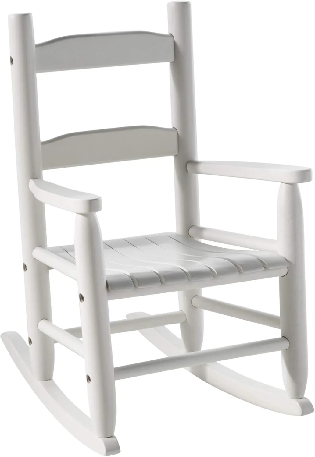 Lipper International Child's Rocking Chair, 14.5" W x 19.75" D x 23.75" H, White