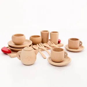 Little Chef Wooden Play Kitchen Set – Eco-Friendly and Safe Kitchen Toys