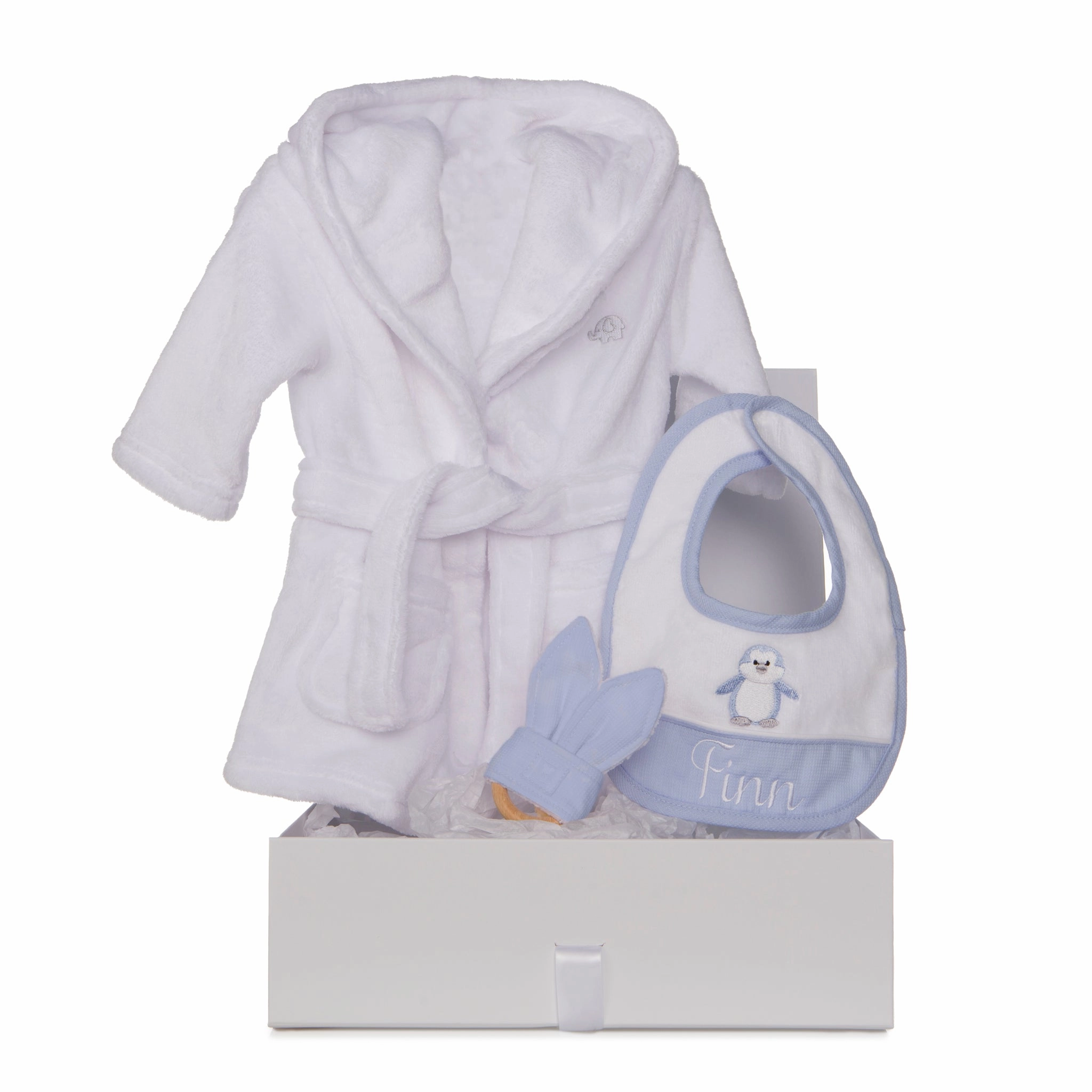 Little Penguin Cuddle Box - Blue