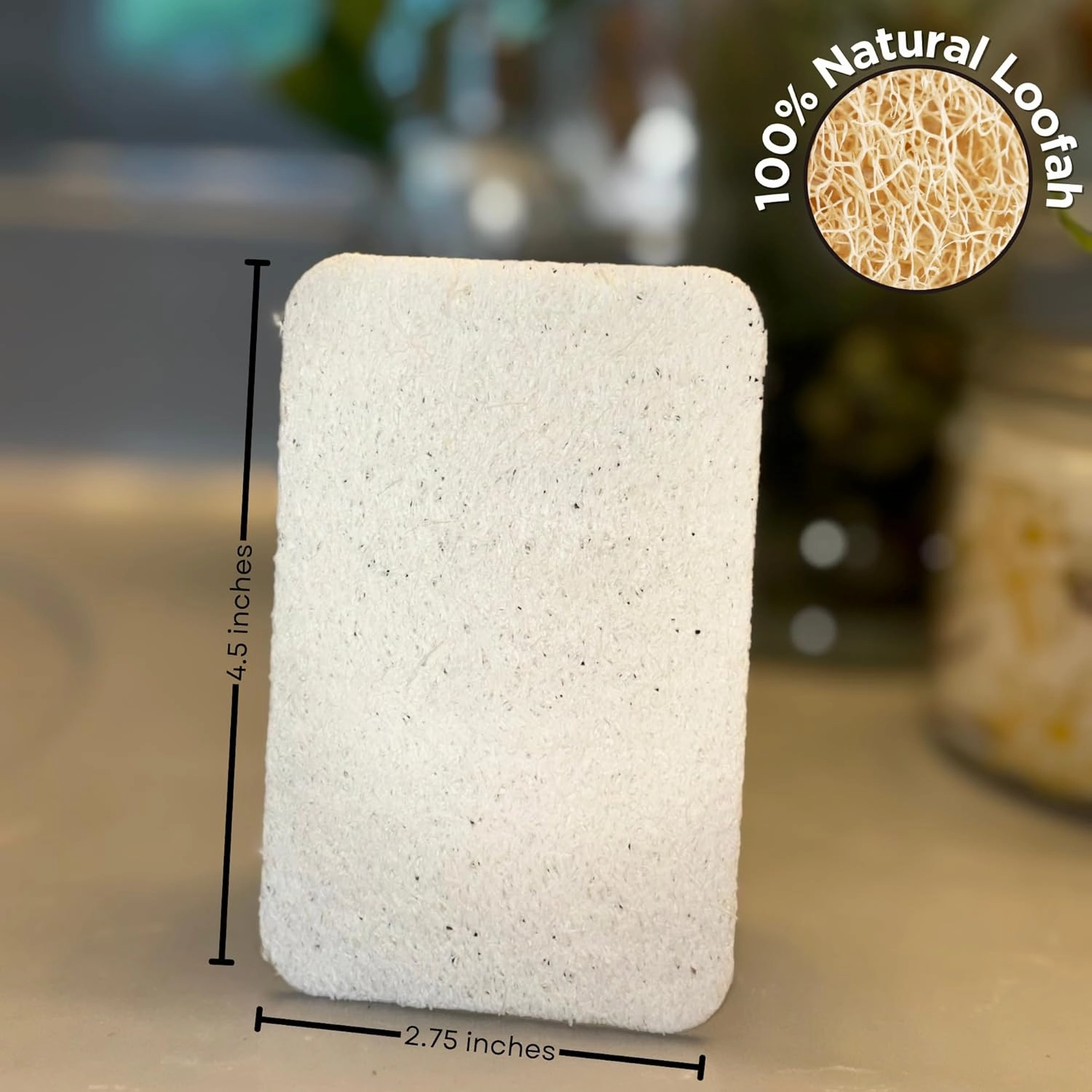Loofah Sponges 100% All Natural BPA Free Loofahs for Dishes, Face, Soap Making, Shower, Exfoliating Eco-Friendly Biodegradable 30 Pack Compressed (Loofah)