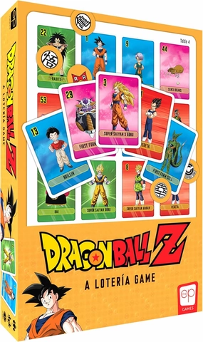 Lotería: Dragon Ball Z, Traditional Mexicana Game of Chance, Bingo Style Game Featuring Artwork & Illustrations from the Popular Anime Series Dragon Ball Z, Inspired by Spanish Words & Mexican Culture