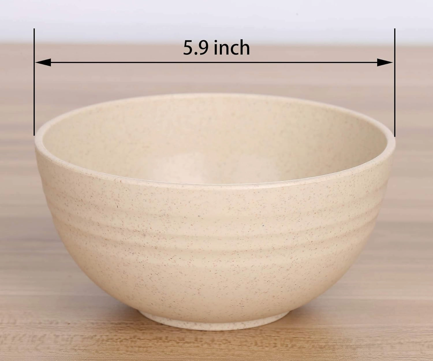 LuckyZone Unbreakable Cereal Bowls (8 Pcs) - 24 oz Reusable Wheat Straw Bowl Sets for Cereal, Soup & Rice - Dishwasher & Microwave Safe - BPA Free, Healthy & Eco-Friendly (8Pcs/4Color)
