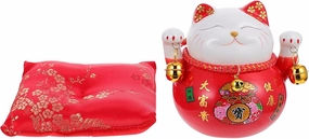Luxshiny Cat Coin Bank Ornament Kids Cars Toy Wealth Cute Coin Container Money Saving Pot Fortune Cat Figurine Fortune Cat Piggy Bank Mini Maneki Figurines Money Bank Ceramics Child
