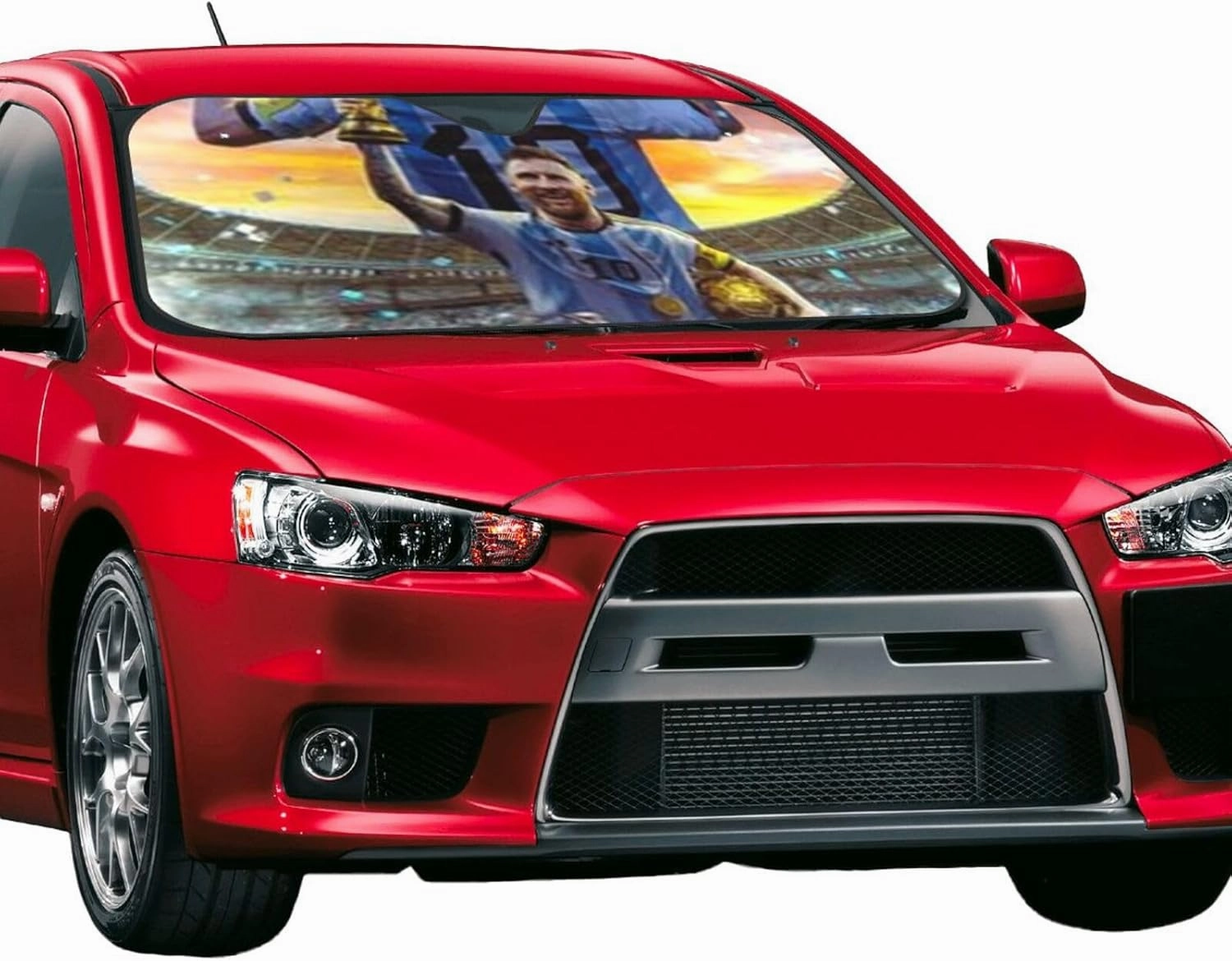 M-essi Car Sunshade has Good Heat Insulation Effect and Protects The Glass Medium