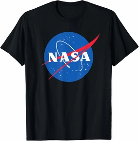 Major Future NASA Meatball T-Shirt - Unisex-Adults, Black, Short Sleeve, Small, Classic Fit, Cotton, Machine Wash
