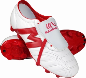 Manriquez Soccer Cleats, Firm Ground, Genuine Leather, Lightweight, Classic Style, Made in Mexico