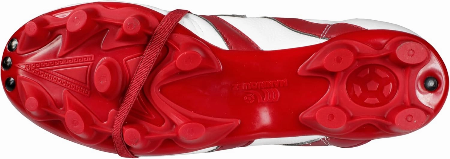 Manriquez Soccer Cleats, Firm Ground, Genuine Leather, Lightweight, Classic Style, Made in Mexico