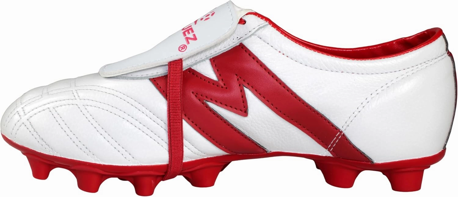 Manriquez Soccer Cleats, Firm Ground, Genuine Leather, Lightweight, Classic Style, Made in Mexico