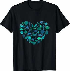 Marine Life - Marine Biologist Save Oceans Marine Science T-Shirt