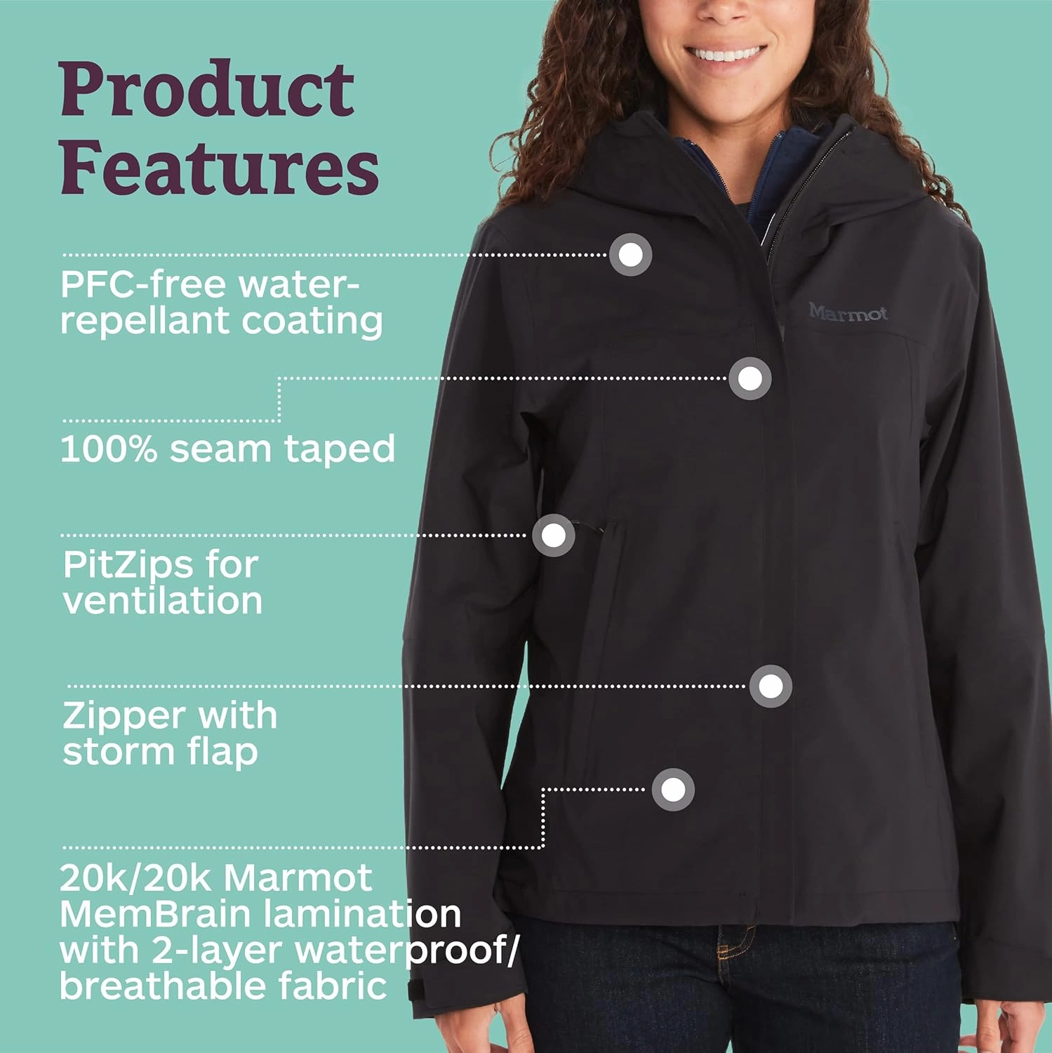 MARMOT Women's PreCip ECO Jacket
