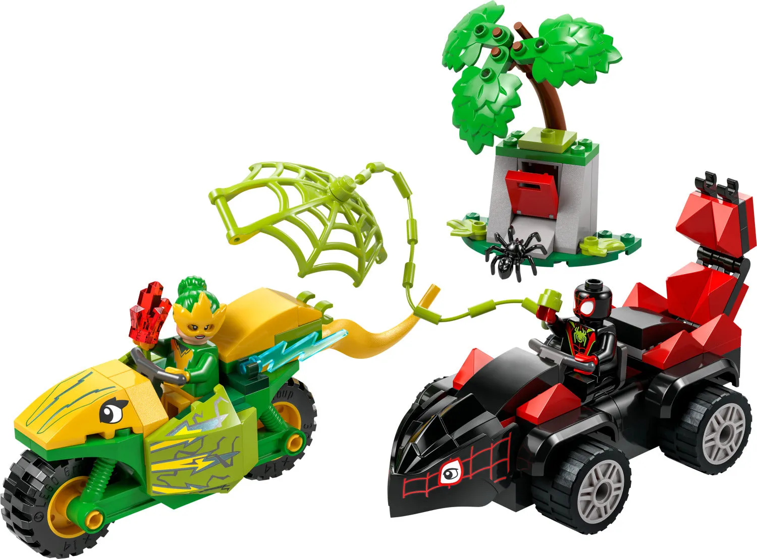 Marvel: Spin and Electro Dinosaur Vehicle Chase