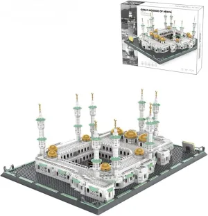 Mecca Mosque Building Blocks Set 2274 Pcs World-Famous Architecture Model Building Set Micro Building Blocks Educational Toy Gift for Adults and Children