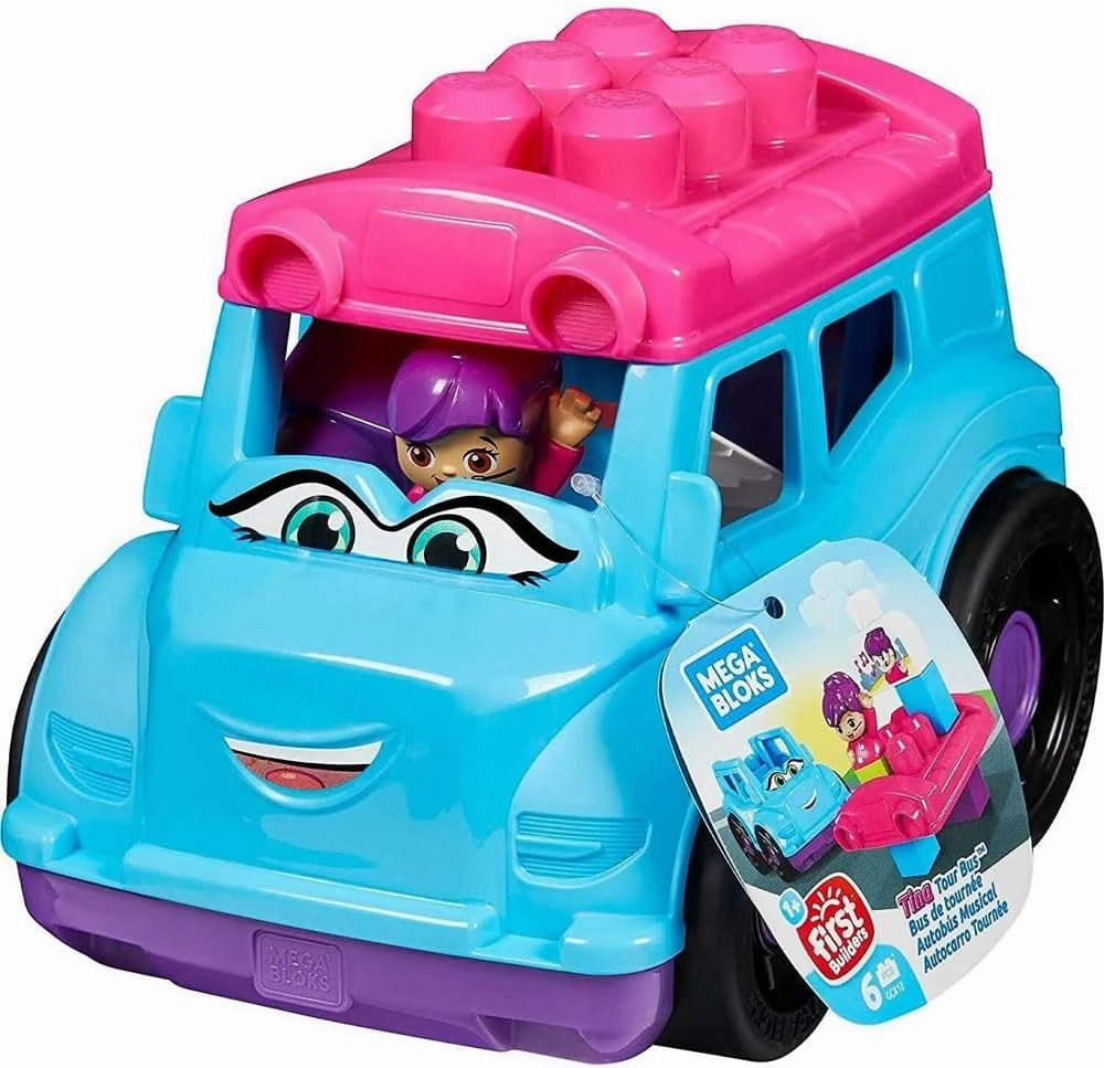 Mega Bloks Tina Tour Bus Building Set