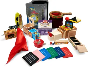 Melissa & Doug Deluxe Solid-Wood Magic Set With 10 Classic Tricks