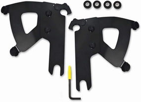 Memphis Shades Trigger Lock Mount Kit for Road Warrior Fairing Compatible for Harley-Davidson Road King 2019 - Black