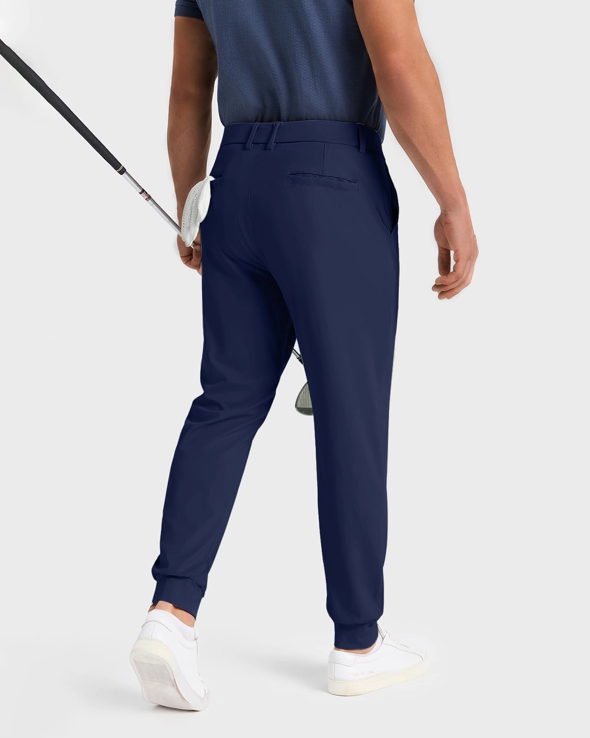 Men's Golf Joggers Pants with 5 Pockets Stretch Fit Work Dress Athletic Jogger Sweatpants for Running Gym