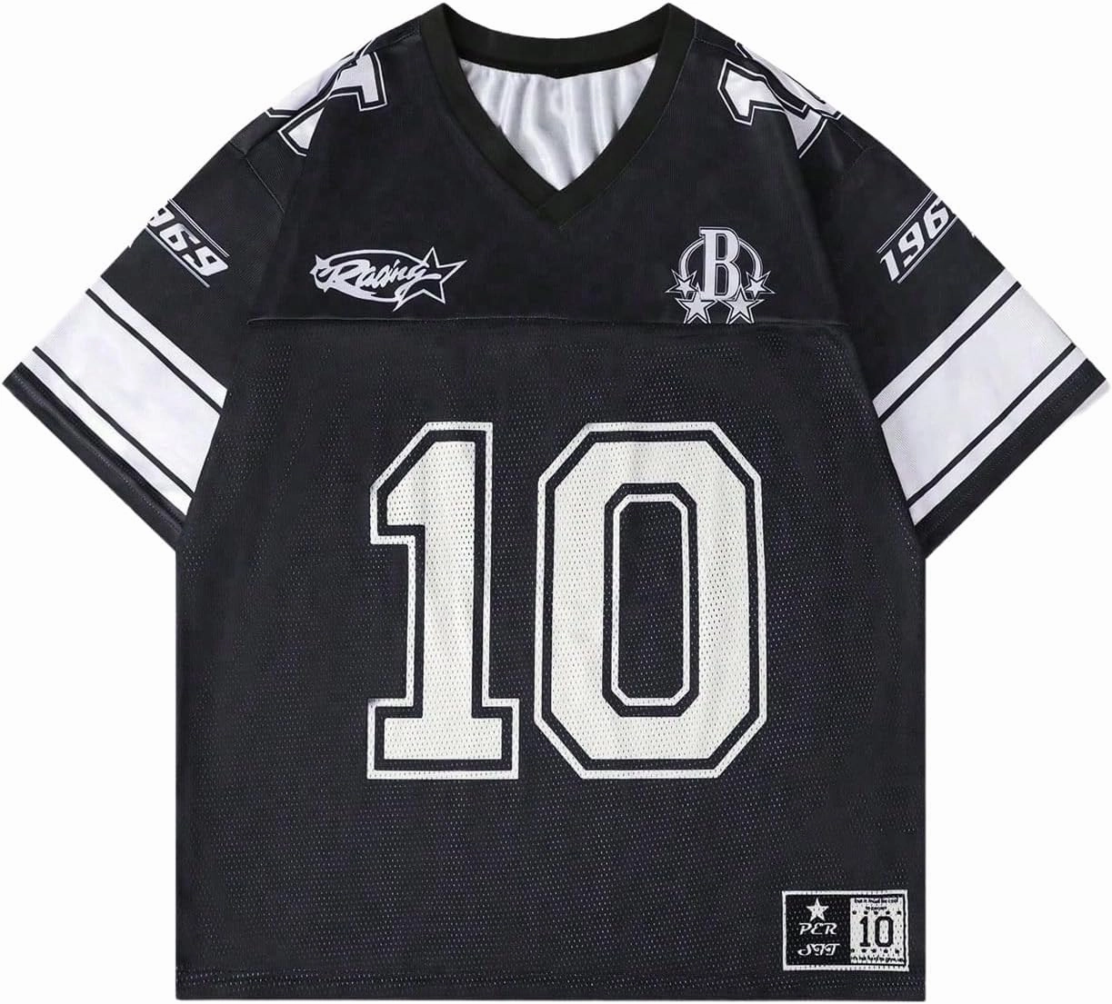 Men's Number Graphic Jersey Shirts Y2K Graphic Short Sleeve Streetwear Tee Shirt Top