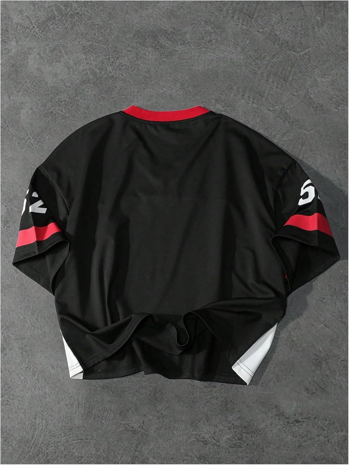 Men's Number Graphic Jersey Shirts Y2K Graphic Short Sleeve Streetwear Tee Shirt Top