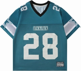 Men's Number Graphic Jersey Shirts Y2K Graphic Short Sleeve Streetwear Tee Shirt Top