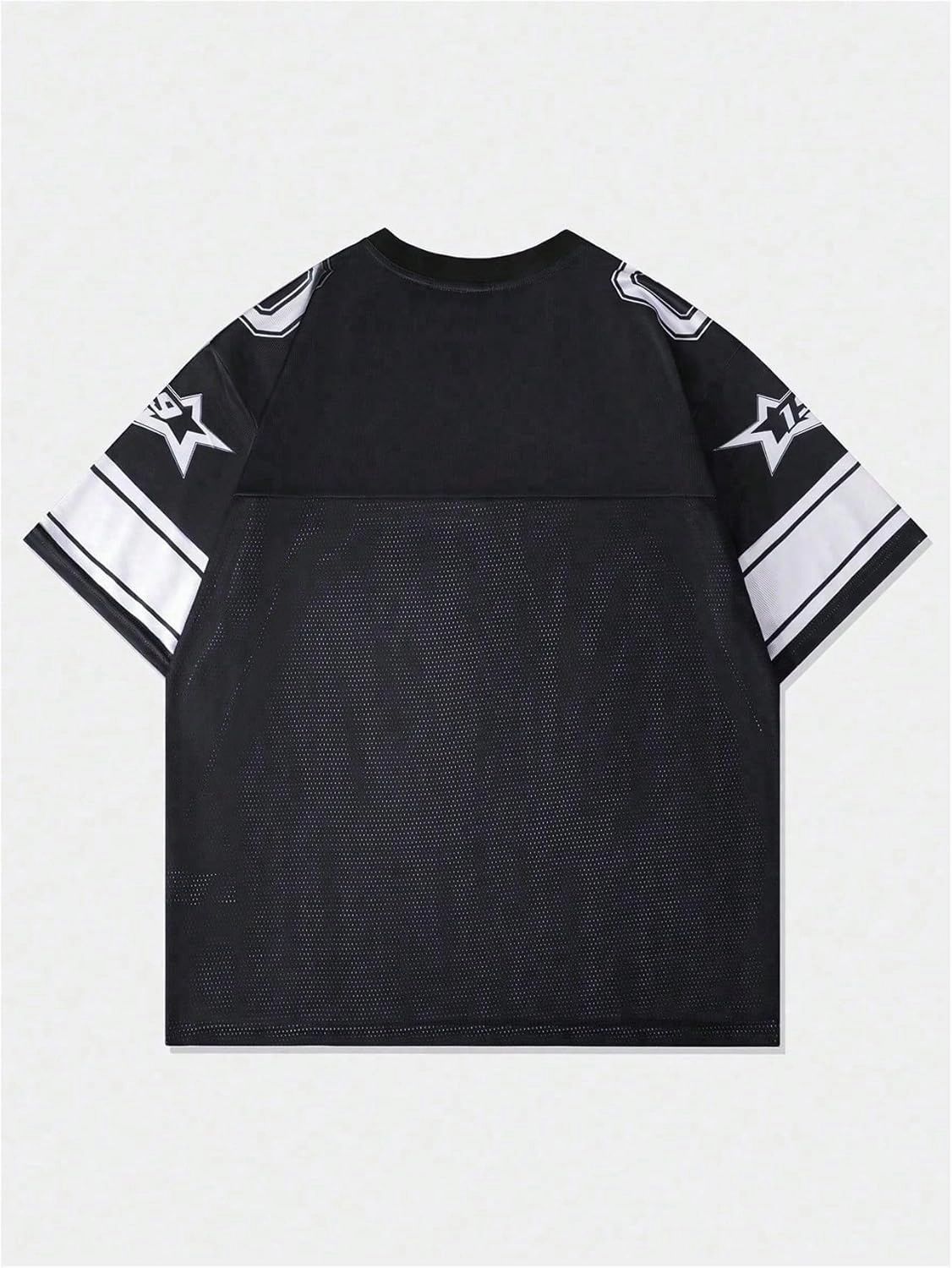 Men's Number Graphic Jersey Shirts Y2K Graphic Short Sleeve Streetwear Tee Shirt Top