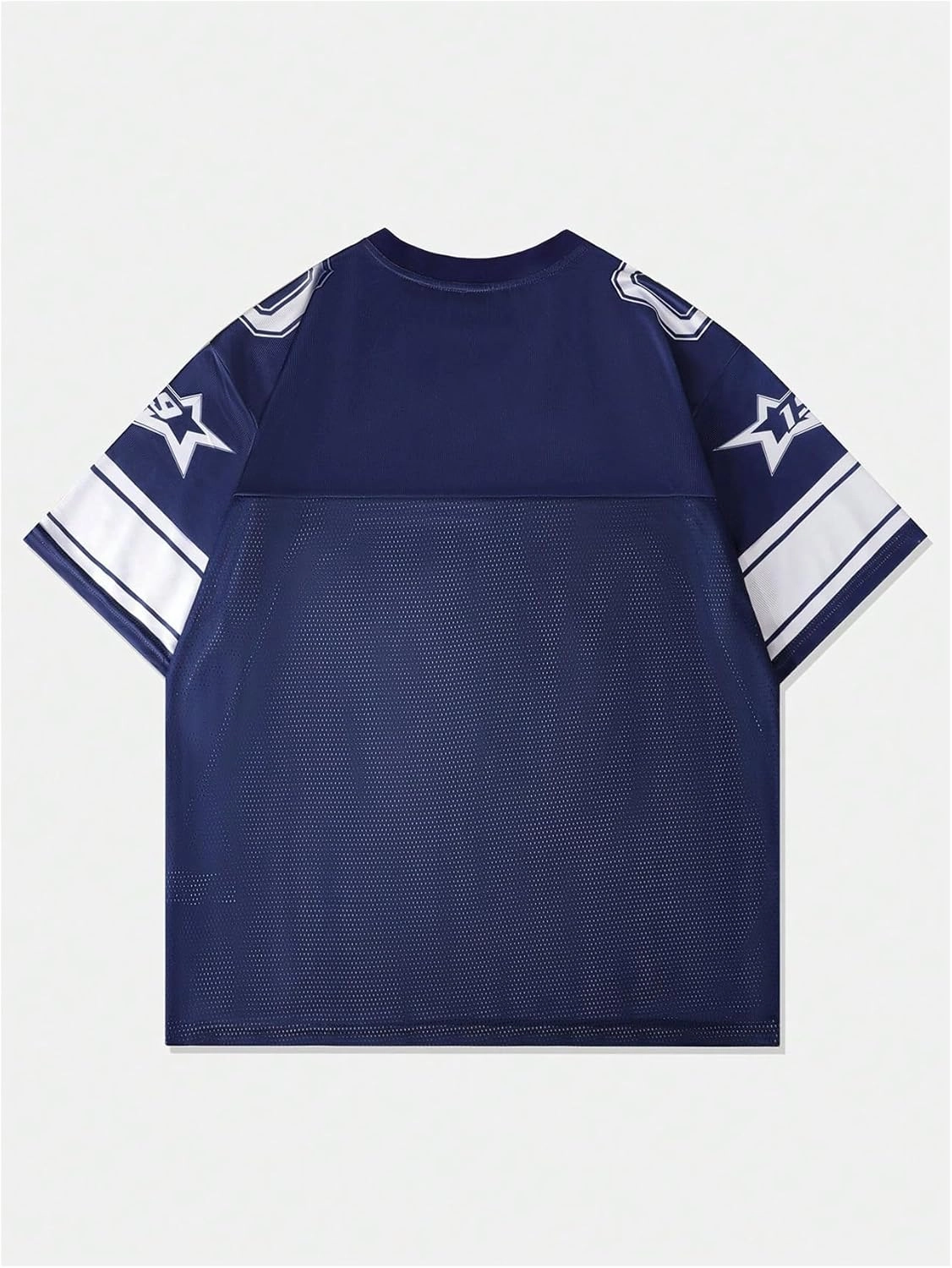 Men's Number Graphic Jersey Shirts Y2K Graphic Short Sleeve Streetwear Tee Shirt Top