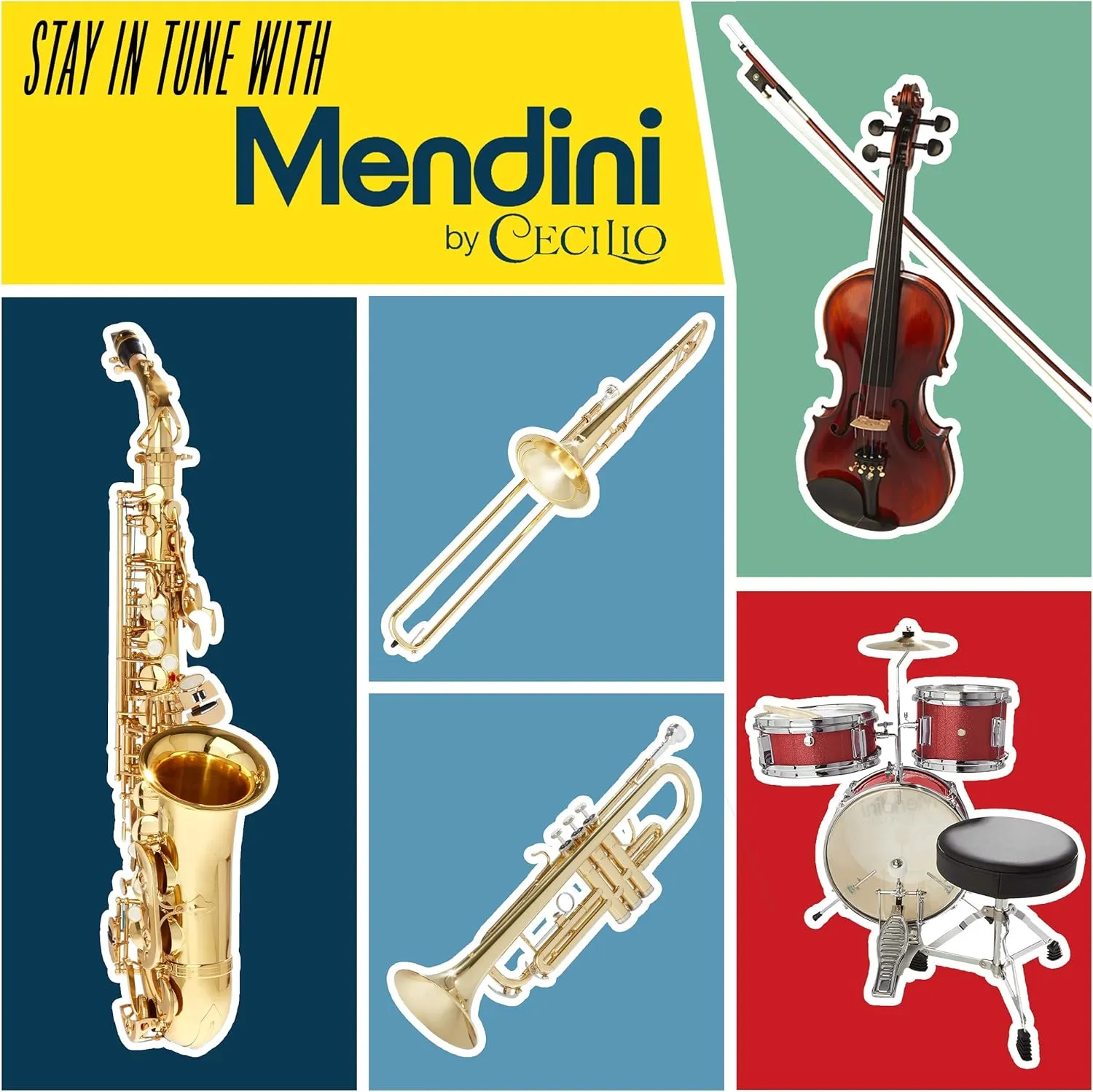 Mendini By Cecilio Alto Saxophone for Beginners, E Flat Tenor Saxophone for Students Musicians with Tuner, Mouthpiece, Case, 10 Reeds, Grease, Cleaning Cloth & Rod, Gloves, Strap, Book (Black Gold)